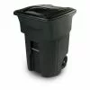Toter Trash Cans 96-Gallon Greenstone Plastic Wheeled Trash Can with Lid -Cleaning Supplies Shop 00315850