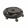 Rubbermaid Commercial Products Trash Can Dollies & Caddies 250-lb Black Plastic Trash Can Dolly