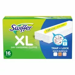 Swiffer Mop Refills & Replacement Heads Sweeper X-Large Dry Sweeping Cloths Microfiber Refill (16-Pack)