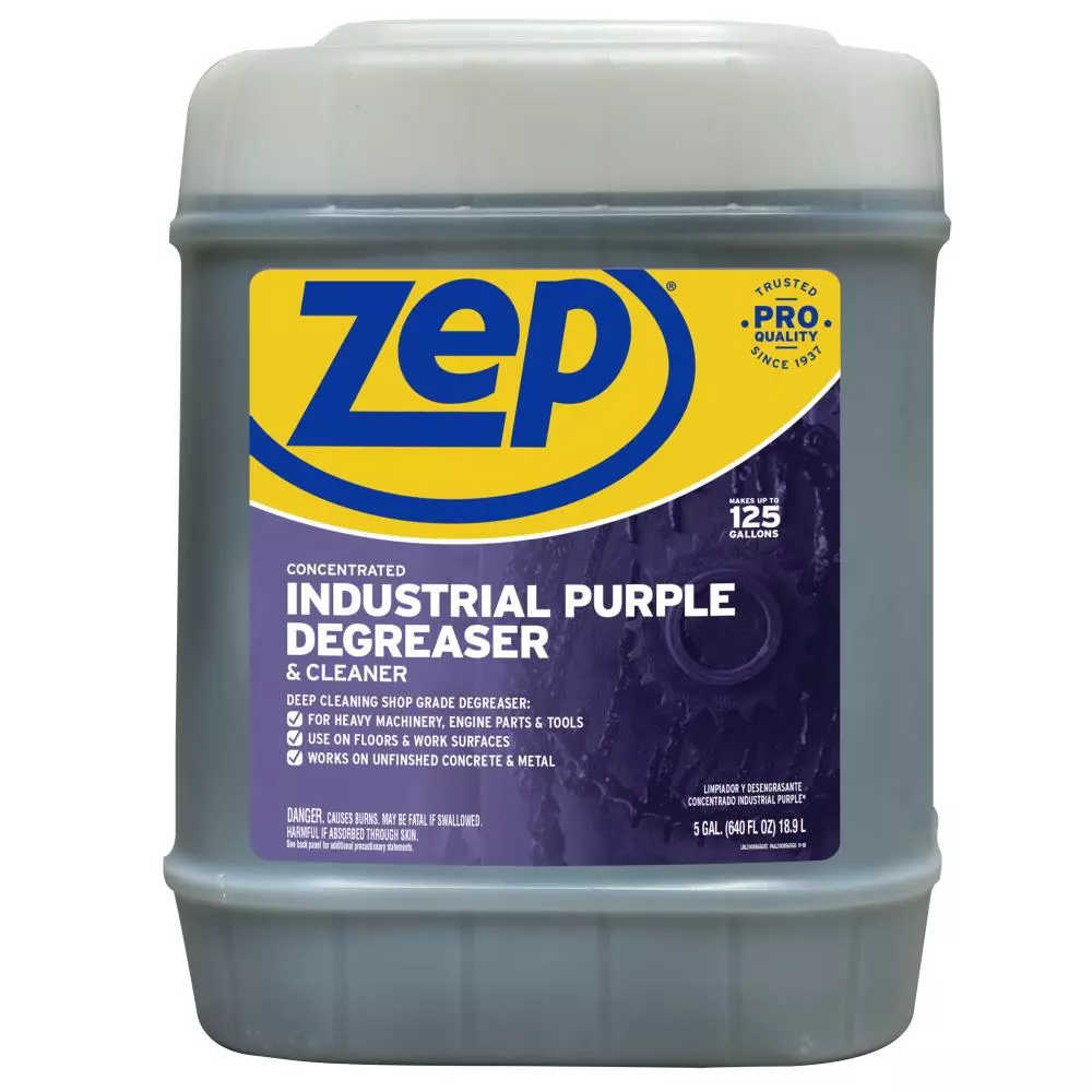 Zep Degreasers Industrial Purple Cleaner 5-Gallon Degreaser 3 Zep Degreasers Industrial Purple Cleaner 5-Gallon Degreaser