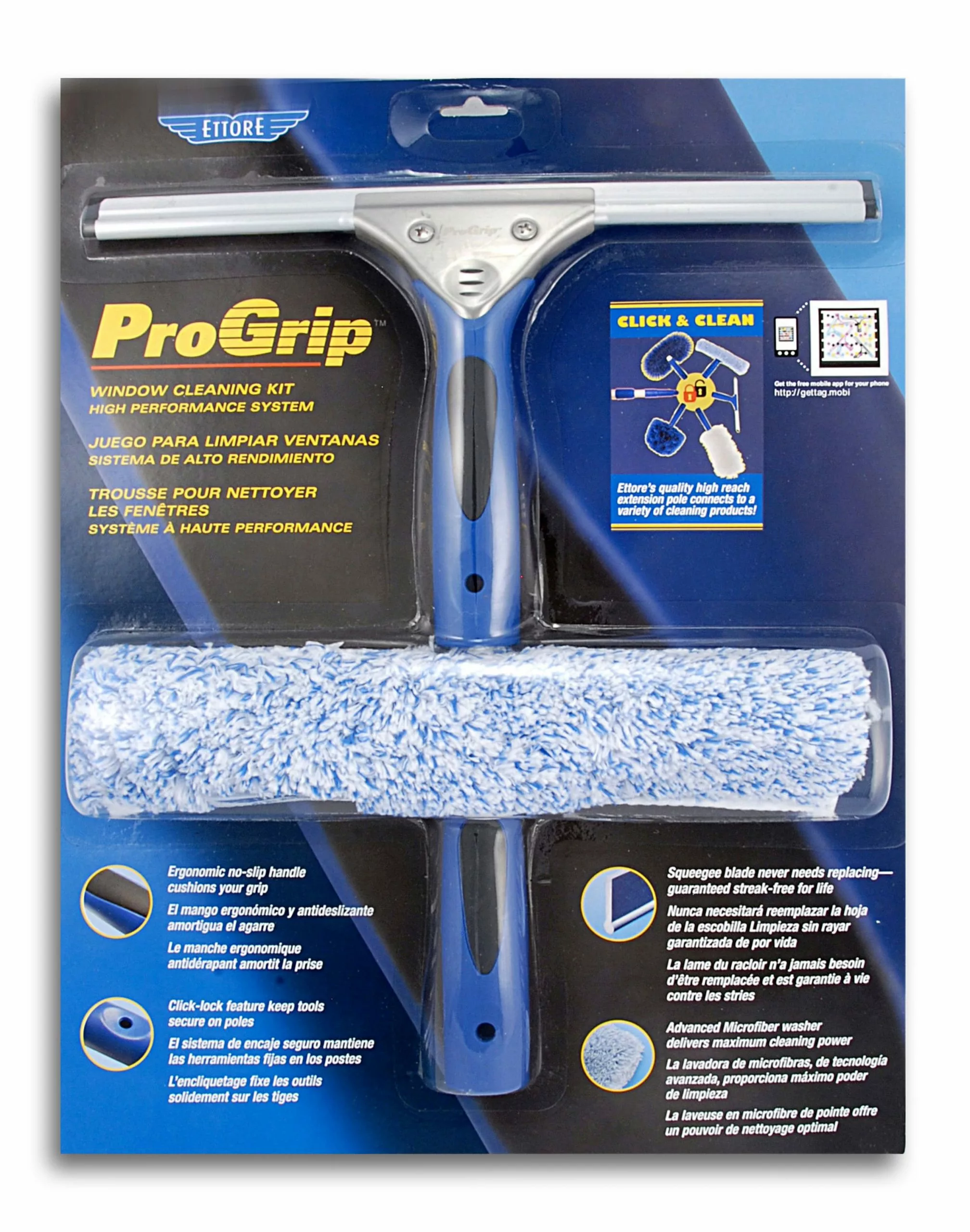 Ettore Squeegees ProGrip Rubber Window Squeegee 3 Ettore Squeegees ProGrip Rubber Window Squeegee