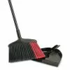 Libman Brooms 14-in Poly Fiber Angle with Dustpan Upright Broom