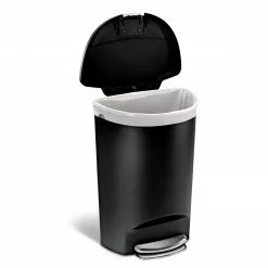 simplehuman Trash Cans 50-Liter Black Plastic Trash Can with Lid 11 simplehuman Trash Cans 50-Liter Black Plastic Trash Can with Lid -Cleaning Supplies Shop 04860805 scaled