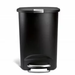 simplehuman Trash Cans 50-Liter Black Plastic Trash Can with Lid 12 simplehuman Trash Cans 50-Liter Black Plastic Trash Can with Lid -Cleaning Supplies Shop 04860806 scaled