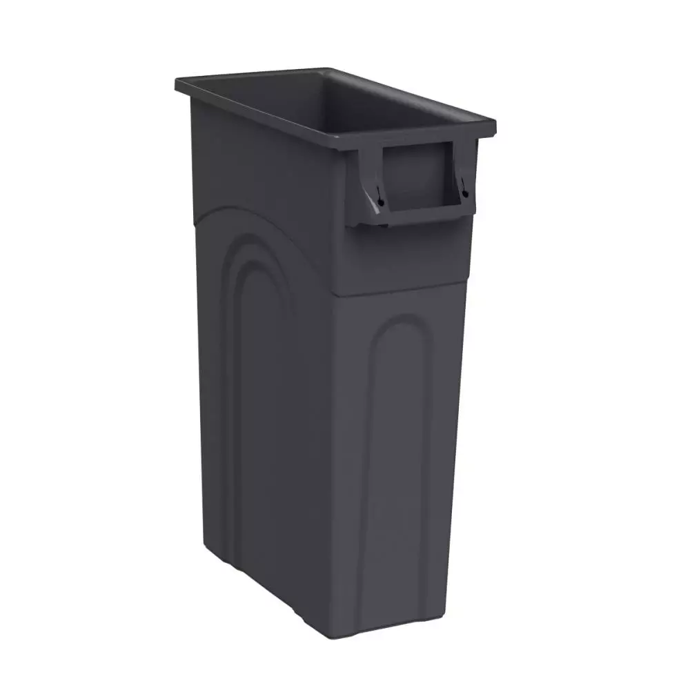 Blue Hawk Trash Cans 23-Gallon Black Plastic Touchless Trash Can 3 Blue Hawk Trash Cans 23-Gallon Black Plastic Touchless Trash Can