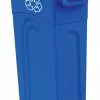 Blue Hawk Recycling Bins 23-Gallon Blue Outdoor Recycling Bin -Cleaning Supplies Shop 05118677