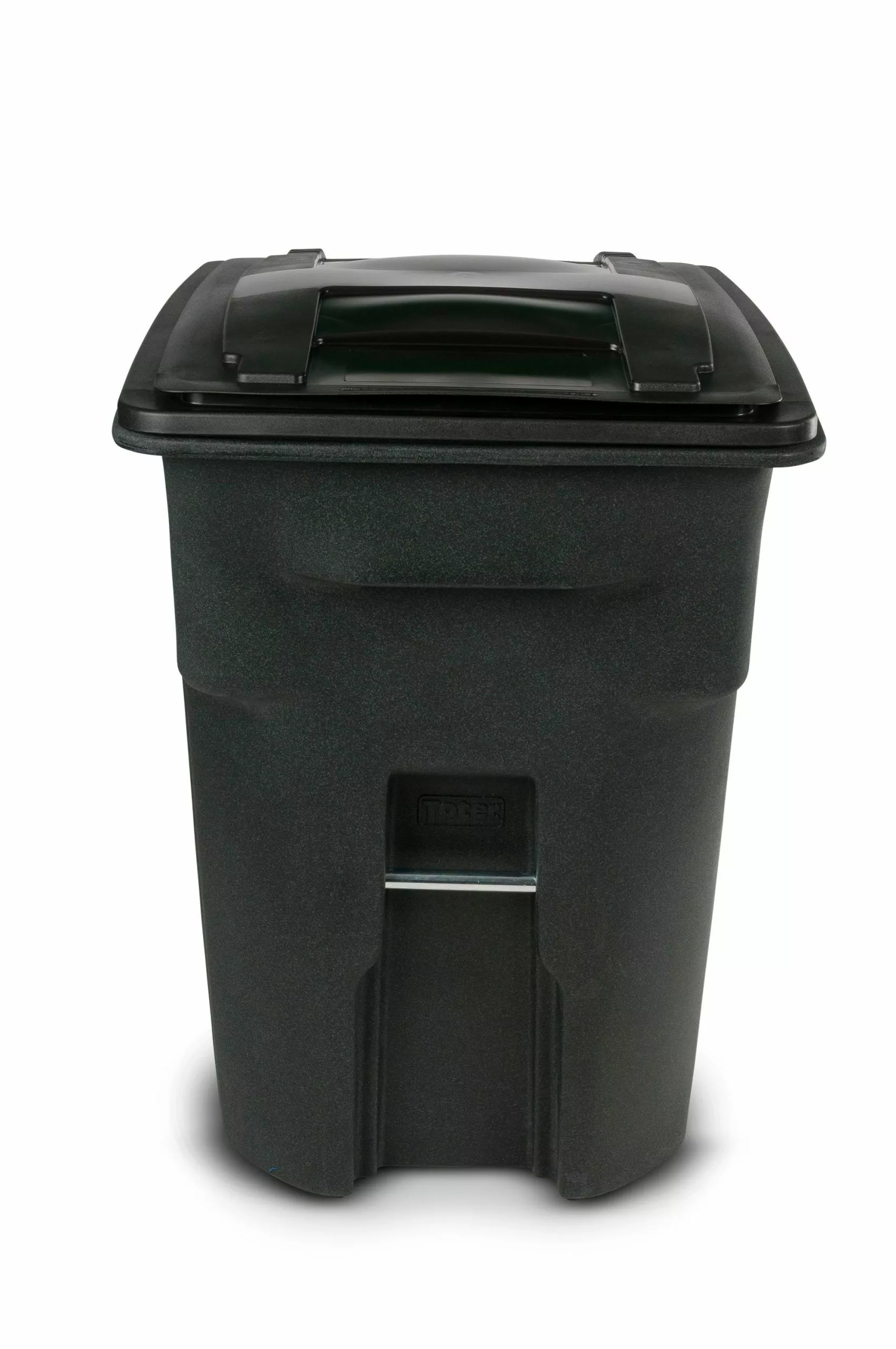 Toter Trash Cans 96-Gallon Greenstone Plastic Wheeled Trash Can with Lid 4 Toter Trash Cans 96-Gallon Greenstone Plastic Wheeled Trash Can with Lid - Image 2