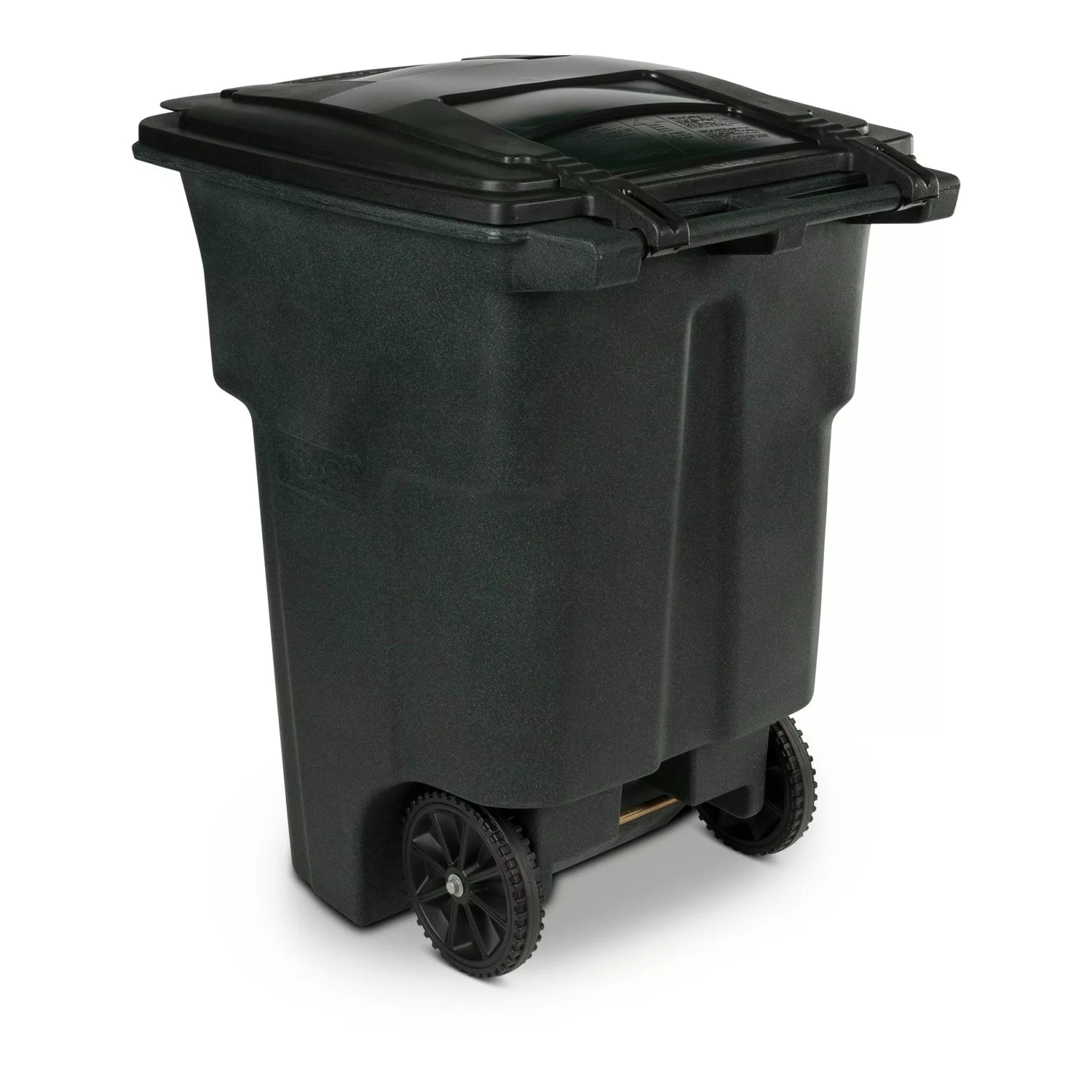 Toter Trash Cans 96-Gallon Greenstone Plastic Wheeled Trash Can with Lid 6 Toter Trash Cans 96-Gallon Greenstone Plastic Wheeled Trash Can with Lid - Image 4