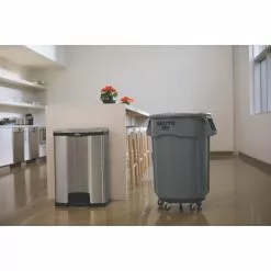 Rubbermaid Commercial Products Trash Can Dollies & Caddies 250-lb Black Plastic Trash Can Dolly -Cleaning Supplies Shop 05495209