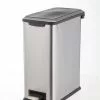 Style Selections Trash Cans 8-Liter Stainless Steel Steel Commercial Trash Can with Lid -Cleaning Supplies Shop 07656985 scaled