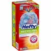 Hefty Trash Bags 36-Pack 30-Gallon Blue Outdoor Plastic Recycling Trash Bag -Cleaning Supplies Shop 08154492