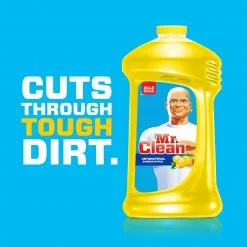 Mr. Clean All-Purpose Cleaners Antibacterial multi-surface 128-fl oz Summer Citrus Disinfectant Liquid All-Purpose Cleaner 12 Mr. Clean All-Purpose Cleaners Antibacterial multi-surface 128-fl oz Summer Citrus Disinfectant Liquid All-Purpose Cleaner -Cleaning Supplies Shop 08243066