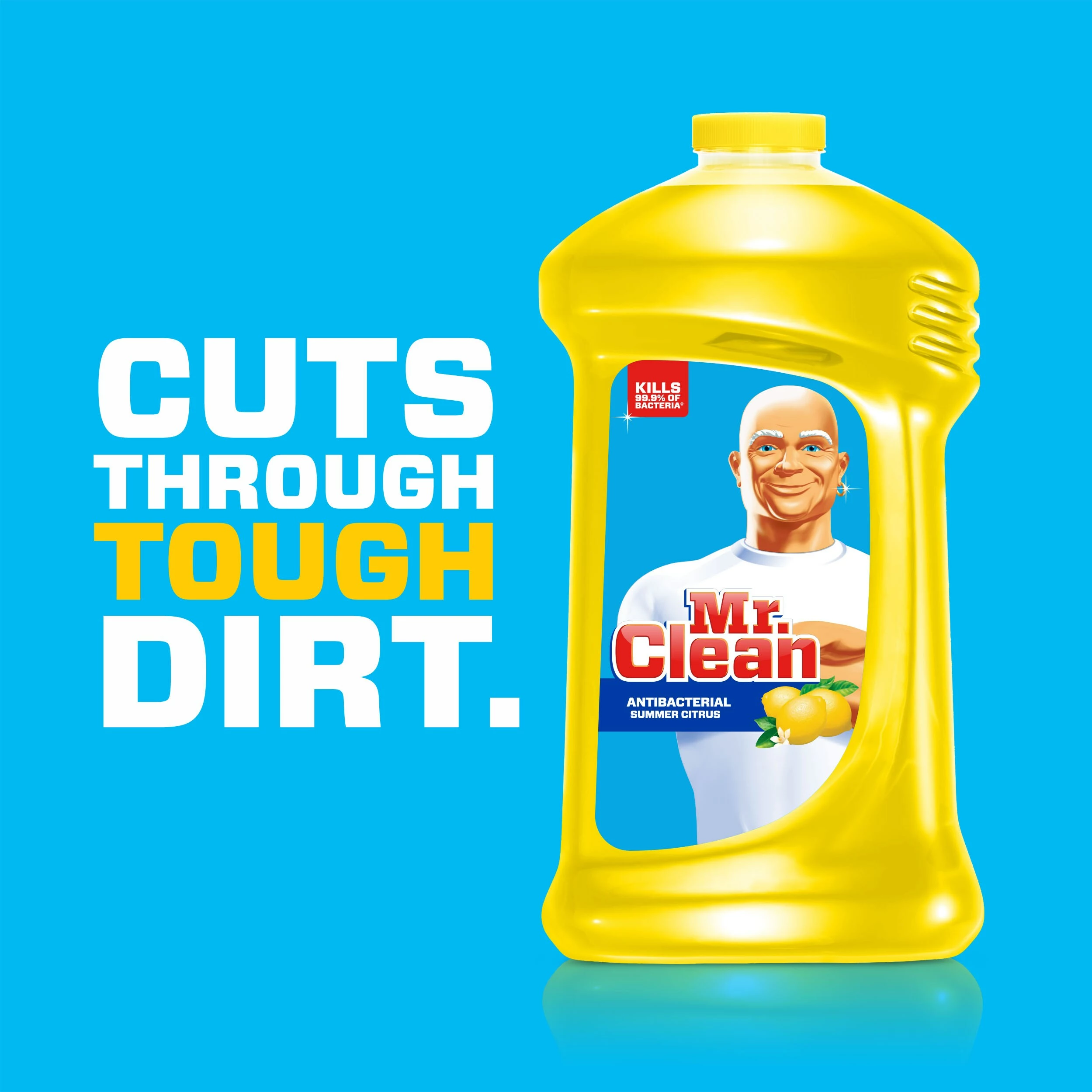 Mr. Clean All-Purpose Cleaners Antibacterial multi-surface 128-fl oz Summer Citrus Disinfectant Liquid All-Purpose Cleaner 5 Mr. Clean All-Purpose Cleaners Antibacterial multi-surface 128-fl oz Summer Citrus Disinfectant Liquid All-Purpose Cleaner - Image 4