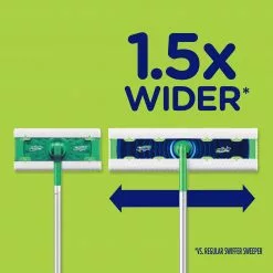 Swiffer Wet Mops Sweeper Dry and Wet XL Sweeping Kit Blend Non-Wringing Flat Wet Mop -Cleaning Supplies Shop 08708936