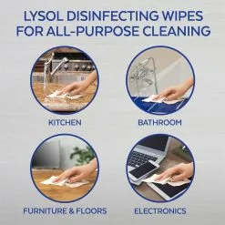 LYSOL All-Purpose Cleaners 75-Count Citrus Disinfectant Wipes All-Purpose Cleaner -Cleaning Supplies Shop 08809659