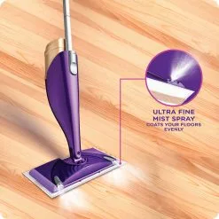 Swiffer Spray Mops WetJet wood Double Nozzle 16.9-fl oz Spray Mop -Cleaning Supplies Shop 09335751