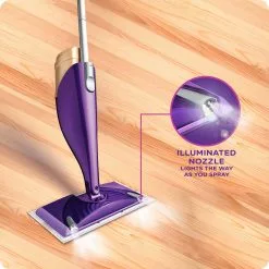 Swiffer Spray Mops WetJet wood Double Nozzle 16.9-fl oz Spray Mop -Cleaning Supplies Shop 09335753