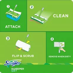 Swiffer Mop Refills & Replacement Heads Sweeper Wet Fresh Scent Microfiber Refill (24-Pack) -Cleaning Supplies Shop 09399688