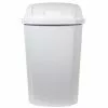 Hefty Trash Cans 13.5-Gallon White Plastic Trash Can with Lid -Cleaning Supplies Shop 09464495