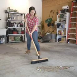 CRAFTSMAN Brooms 18-in Poly Fiber All-Purpose Push Broom -Cleaning Supplies Shop 09841178 scaled