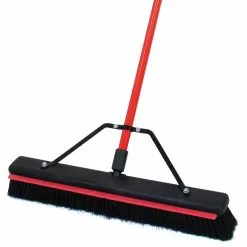 CRAFTSMAN Brooms 24-in Poly Fiber 2-in-1 Squeegee Push Broom