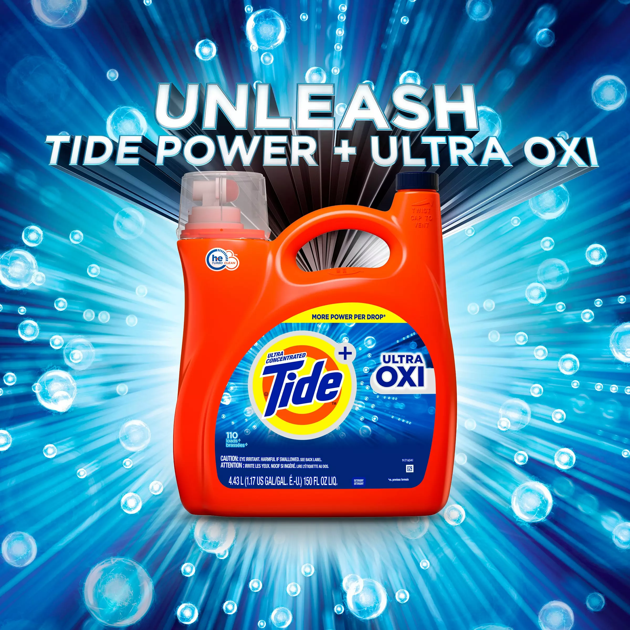 Tide Plus Ultra Oxi 138-fl oz Original HE Laundry Detergent 6 Tide Plus Ultra Oxi 138-fl oz Original HE Laundry Detergent - Image 4