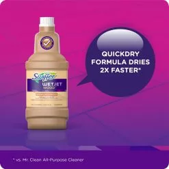 Swiffer Floor Cleaners WetJet multi-purpose 2-Pack 42.2-fl oz Liquid Floor Cleaner -Cleaning Supplies Shop 10065860