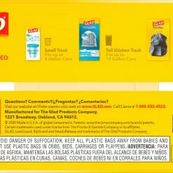 Glad Trash Bags 100-Pack 13-Gallon Fresh Clean Gray Plastic Kitchen Trash Bag 13 Glad Trash Bags 100-Pack 13-Gallon Fresh Clean Gray Plastic Kitchen Trash Bag -Cleaning Supplies Shop 10484004 scaled