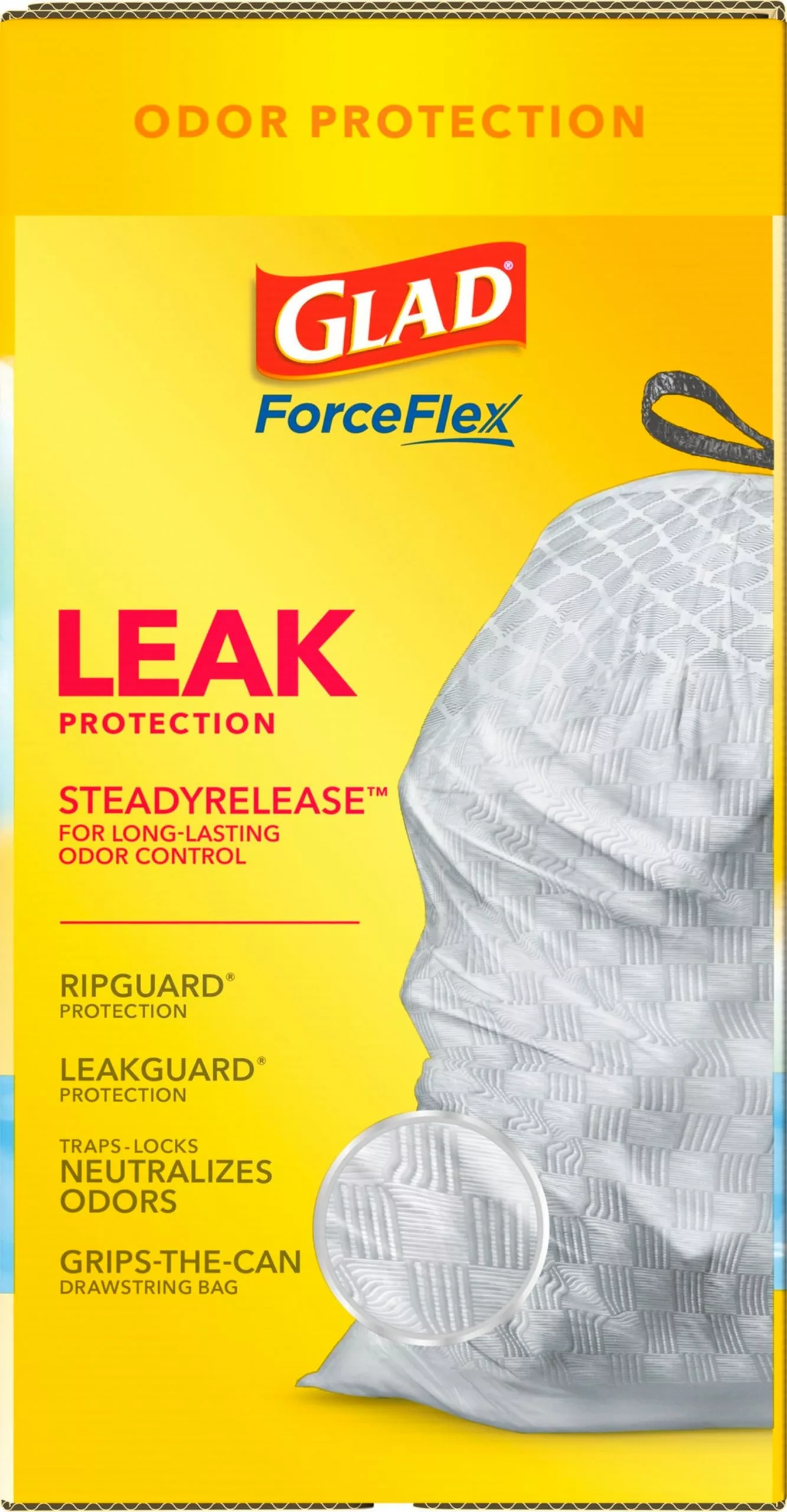 Glad Trash Bags 100-Pack 13-Gallon Fresh Clean Gray Plastic Kitchen Trash Bag 6 Glad Trash Bags 100-Pack 13-Gallon Fresh Clean Gray Plastic Kitchen Trash Bag - Image 4