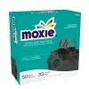 MOXIE Trash Bags 50-Pack 33-Gallon Black Outdoor Plastic Wastebasket Trash Bag -Cleaning Supplies Shop 10799938