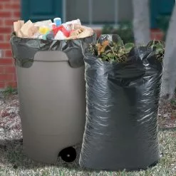 Contractor's Choice Trash Bags Contractor 50-Pack 39-Gallon Black Outdoor Plastic Construction Trash Bag -Cleaning Supplies Shop 10882708