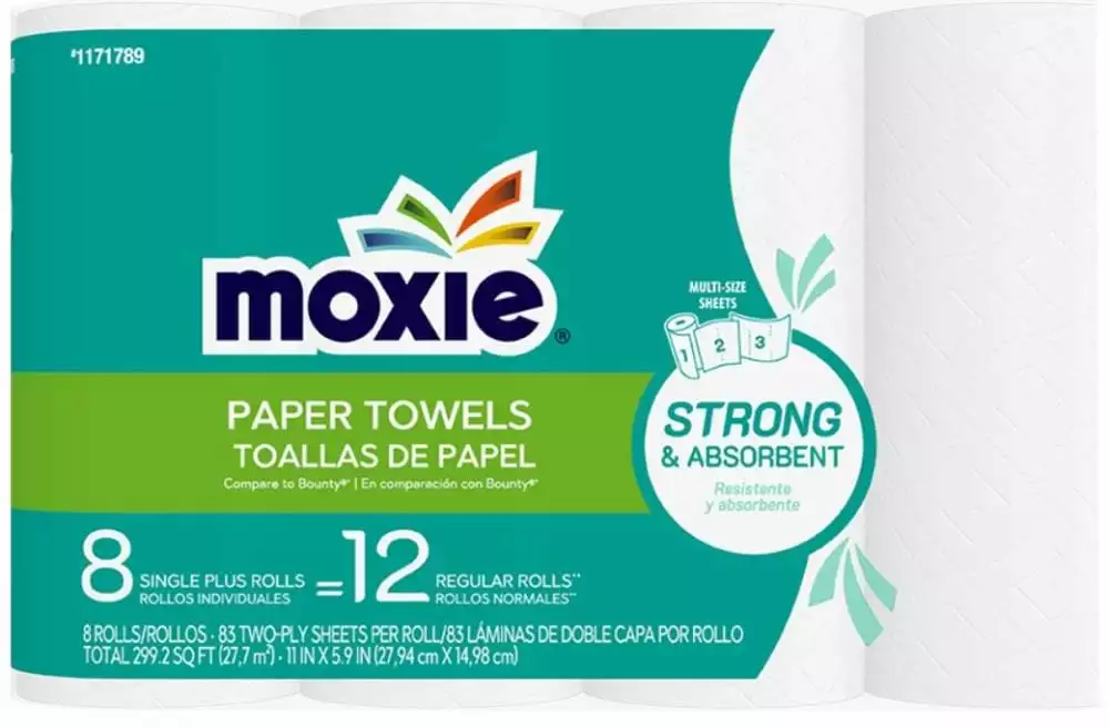 MOXIE Moxie Ultra 8 12 Paper Towel White 8-Count Paper Towels 3 MOXIE Moxie Ultra 8 12 Paper Towel White 8-Count Paper Towels