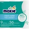 MOXIE 9 Mega Roll Toilet Paper 9-Pack Toilet Paper