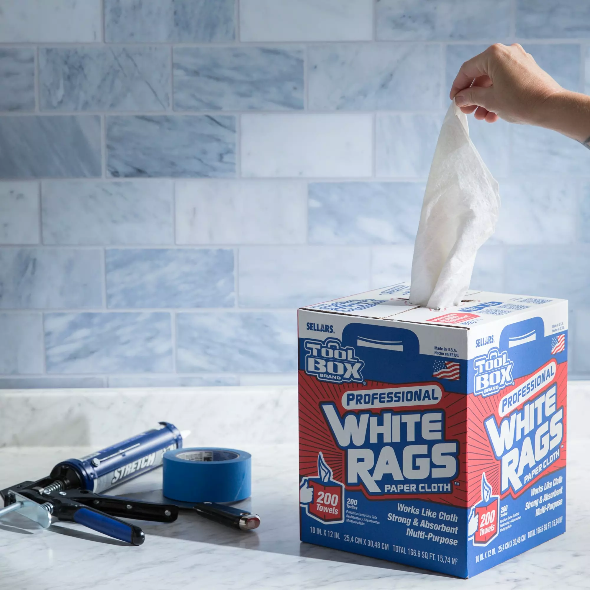 SELLARS Cleaning Cloths 200-Pack Paper Towel 4 SELLARS Cleaning Cloths 200-Pack Paper Towel - Image 2