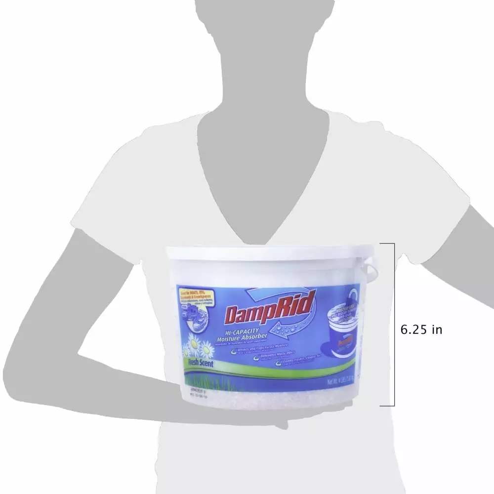 DampRid Moisture Absorbers 64-oz Fresh Bucket Moisture Absorber 9 DampRid Moisture Absorbers 64-oz Fresh Bucket Moisture Absorber - Image 7