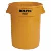 Rubbermaid Commercial Products Trash Cans 32-Gallon Yellow Plastic Touchless Trash Can