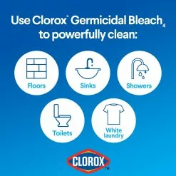 Clorox Germicidal Bleach, Regular- 81-oz Bottle -Cleaning Supplies Shop 14545322