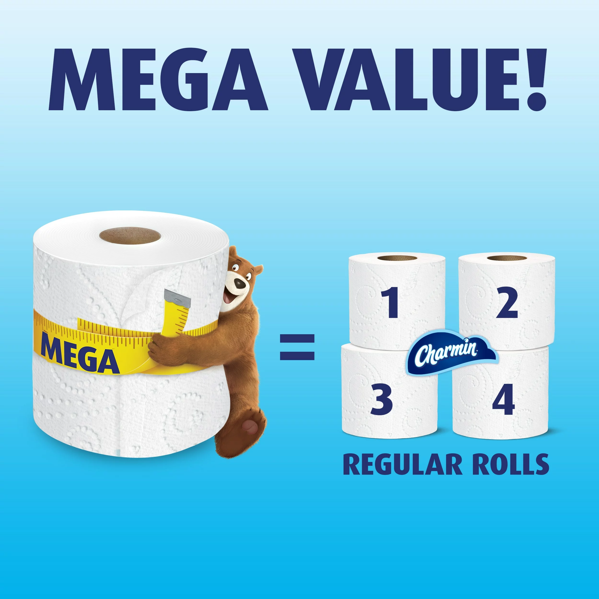 Charmin Essentials Soft Mega-Roll 18-Pack Toilet Paper 5 Charmin Essentials Soft Mega-Roll 18-Pack Toilet Paper - Image 3