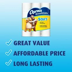 Charmin Essentials Soft Mega-Roll 18-Pack Toilet Paper 17 Charmin Essentials Soft Mega-Roll 18-Pack Toilet Paper -Cleaning Supplies Shop 15011580