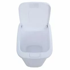 Hefty Trash Cans 13-Gallon White Plastic Trash Can with Lid -Cleaning Supplies Shop 15298064