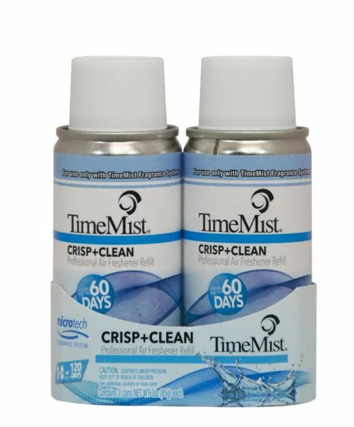 Zep Air Fresheners TimeMist 2-Pack Crisp and Clean Refill Air Freshener -Cleaning Supplies Shop 15470772