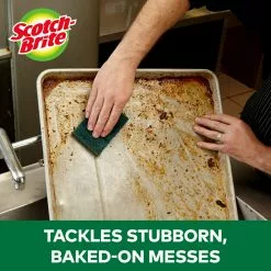 Scotch-Brite Sponges & Scouring Pads Heavy Duty 6-Pack Poly Fiber Scouring Pad -Cleaning Supplies Shop 15679263 scaled