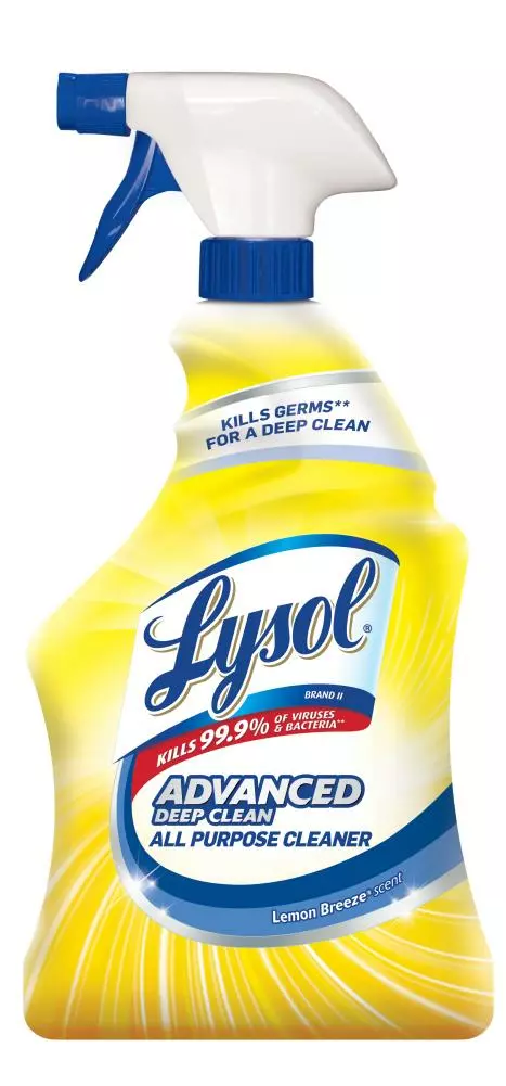 LYSOL All-Purpose Cleaners Advanced 32-fl oz Lemon Disinfectant Liquid All-Purpose Cleaner 3 LYSOL All-Purpose Cleaners Advanced 32-fl oz Lemon Disinfectant Liquid All-Purpose Cleaner