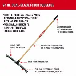 CRAFTSMAN Squeegees Foam Rubber Floor Squeegee -Cleaning Supplies Shop 16286378 scaled
