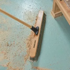 CRAFTSMAN Brooms 24-in Poly Fiber Shop/Garage Push Broom -Cleaning Supplies Shop 16415478