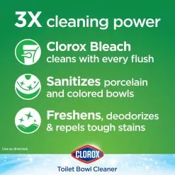 Clorox Toilet Bowl Cleaners 4-Count Toilet Bowl Cleaner -Cleaning Supplies Shop 17834241
