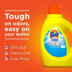 Tide Simply Clean and Fresh 128-fl oz Refreshing Breeze HE Laundry Detergent -Cleaning Supplies Shop 18119766