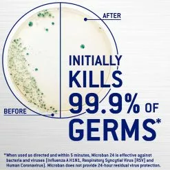 Microban All-Purpose Cleaners 24 Hour Disinfectant Sanitizing 15-oz Citrus Disinfectant Spray All-Purpose Cleaner -Cleaning Supplies Shop 40332025
