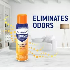 Microban All-Purpose Cleaners 24 Hour Disinfectant Sanitizing 15-oz Citrus Disinfectant Spray All-Purpose Cleaner -Cleaning Supplies Shop 40332028