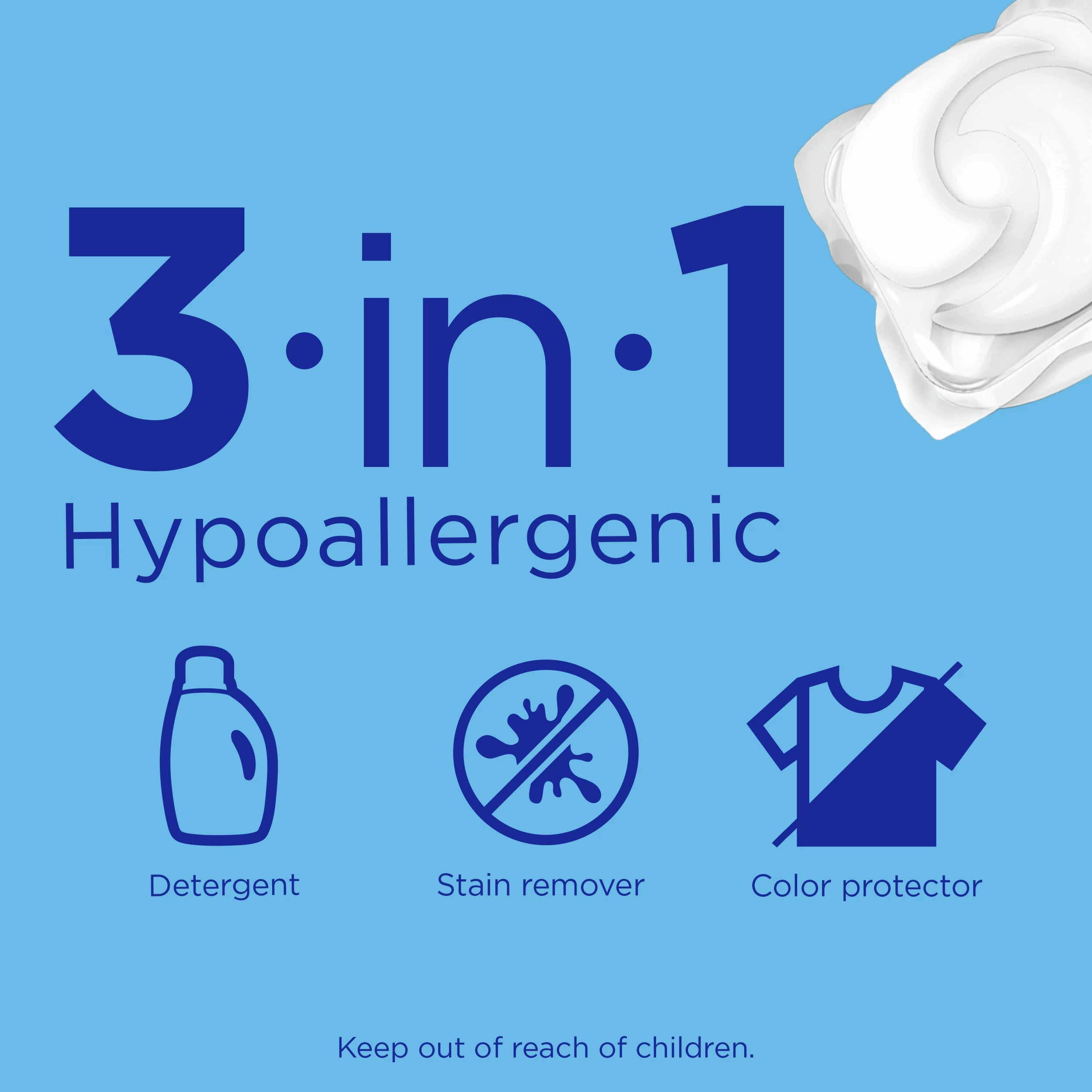 Tide Pods Free and Gentle 96-Count HE Laundry Detergent 8 Tide Pods Free and Gentle 96-Count HE Laundry Detergent - Image 6